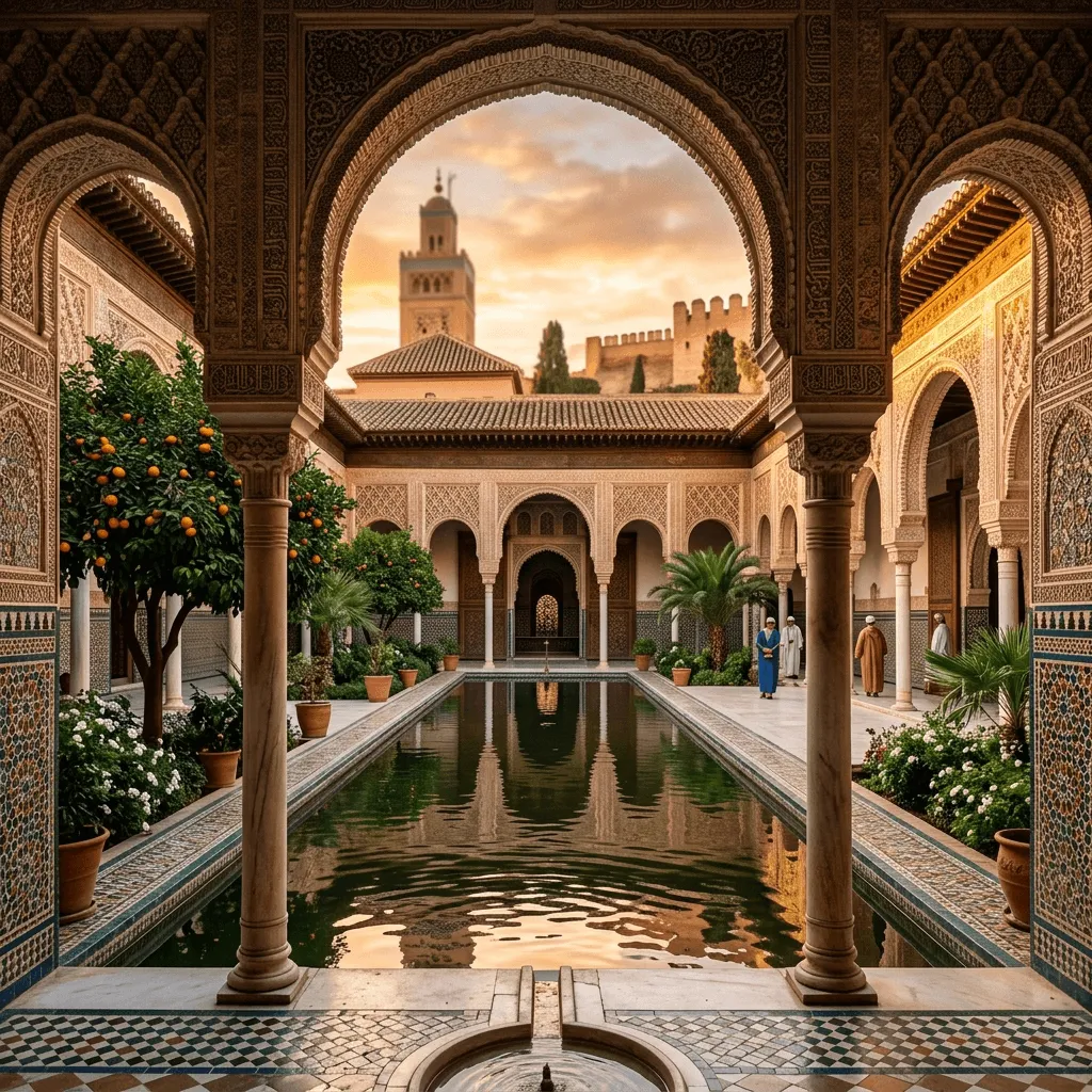 Moorish palace generated with Nano Banana